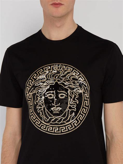 versace medusa bodysuit|Versace t shirt medusa head.